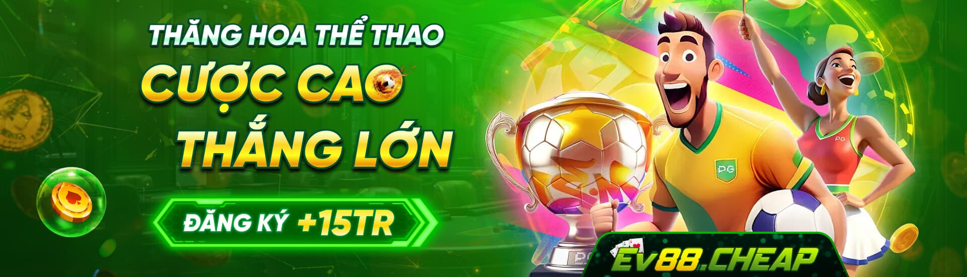 Thăng Hoa Thể Thao Cược Cao Thắng Lớn Lên Đến 15.000.000 VND